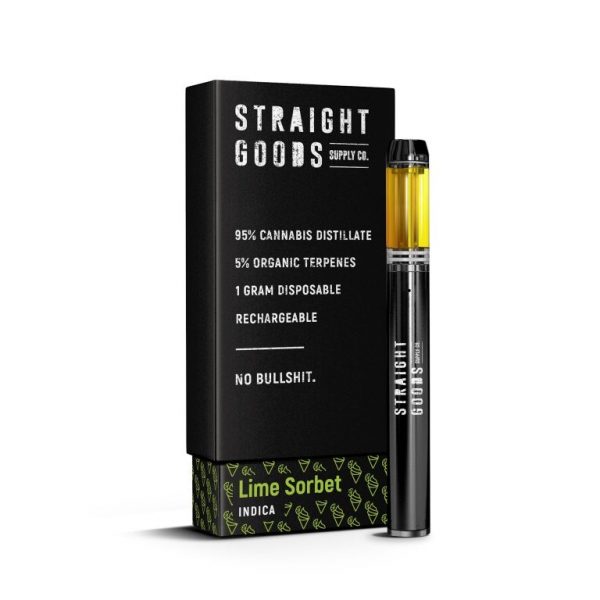 Straight Goods - Lime Sorbet Disposable Vape Pen