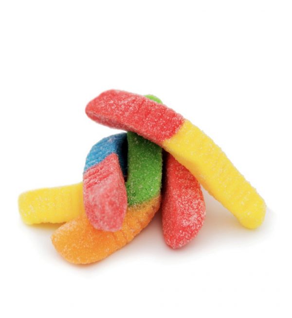 Delta-8 THC Rainbow Gummy Worms (300 mg)