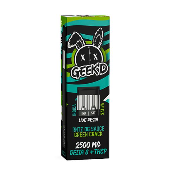 Geek’d Extracts Delta-8 + THC-P Disposables | 2.5g